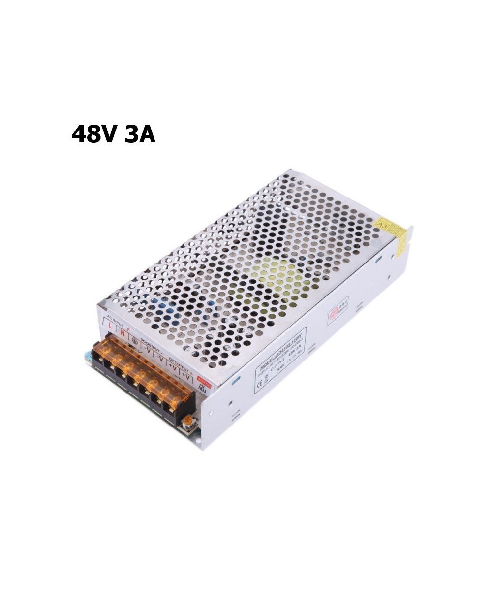 Fuente de energia conmutada 48V 3A - 10A