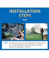 Kit amplificador de señal celular 2G/3G/4G TIGO y Claro, 850/1900/1700/2100MHz LINTRATEK AA23-CPA