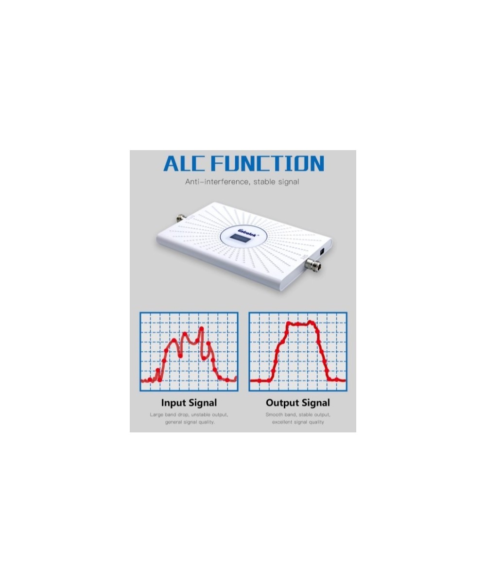 Kit amplificador de señal celular 2G/3G/4G TIGO y Claro, 850/1900/1700/2100MHz LINTRATEK AA23-CPA