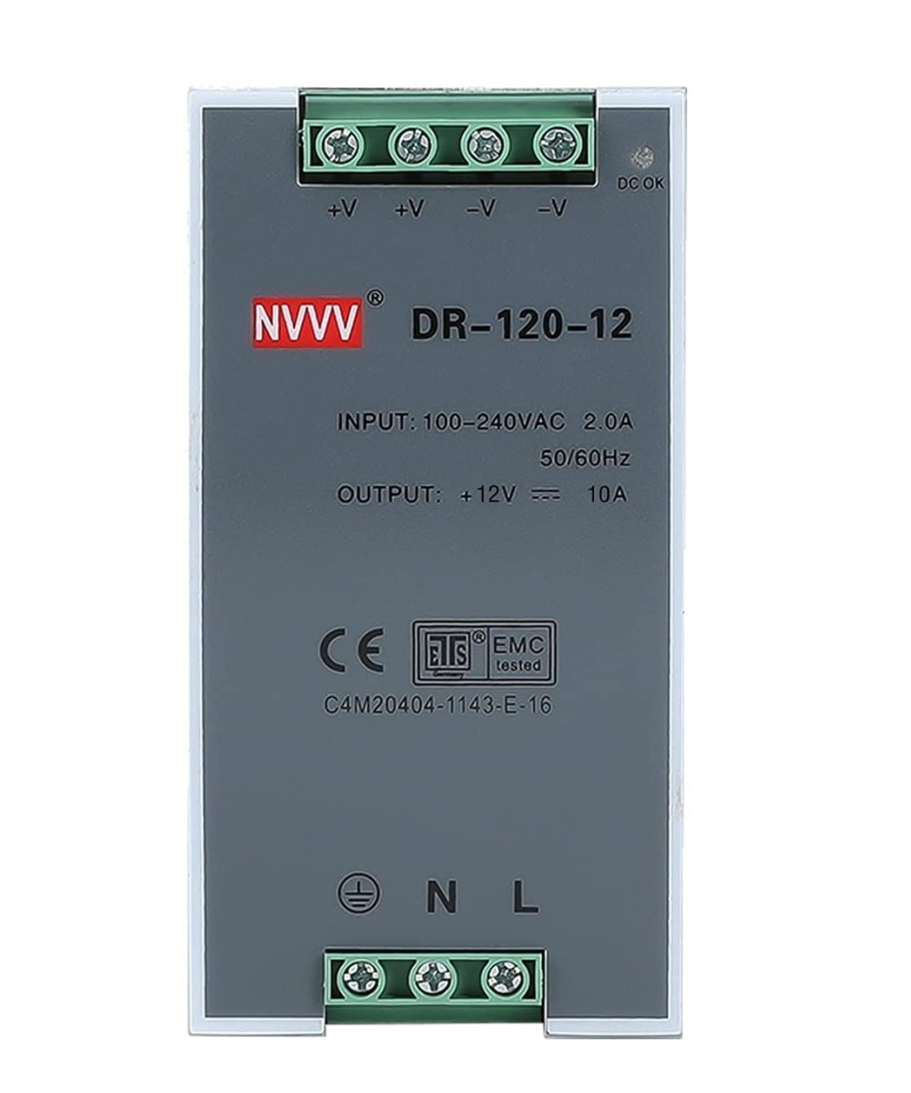 Fuente de Energia para Riel DIN 12V 10A
