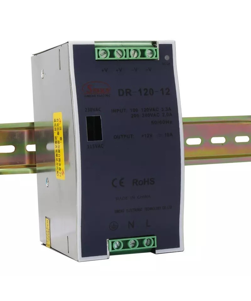 Fuente de Energia para Riel DIN 12V 10A