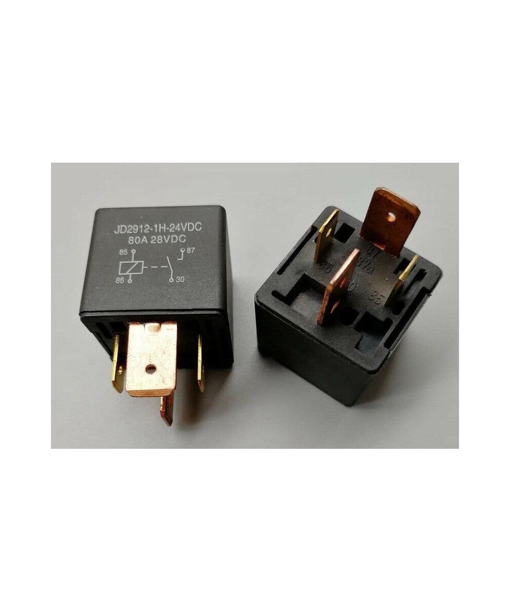 Rele 24VDC 80A con Zocalo JD2912-1H