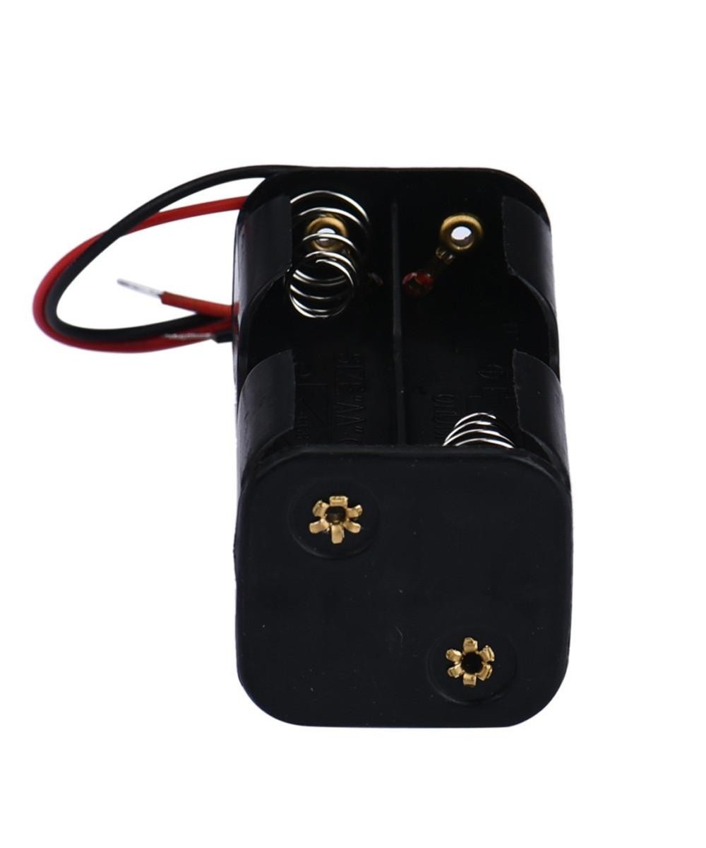 Contenedor de 4 Baterias AA Doble Lado