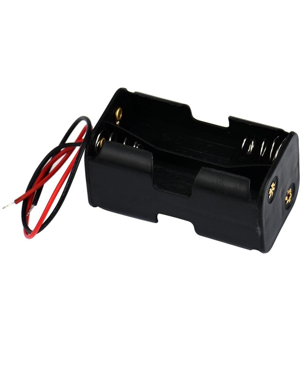 Contenedor de 4 Baterias AA Doble Lado