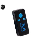 Adaptador Bluetooth Auxiliar 3.5mm X6 con Lector TF
