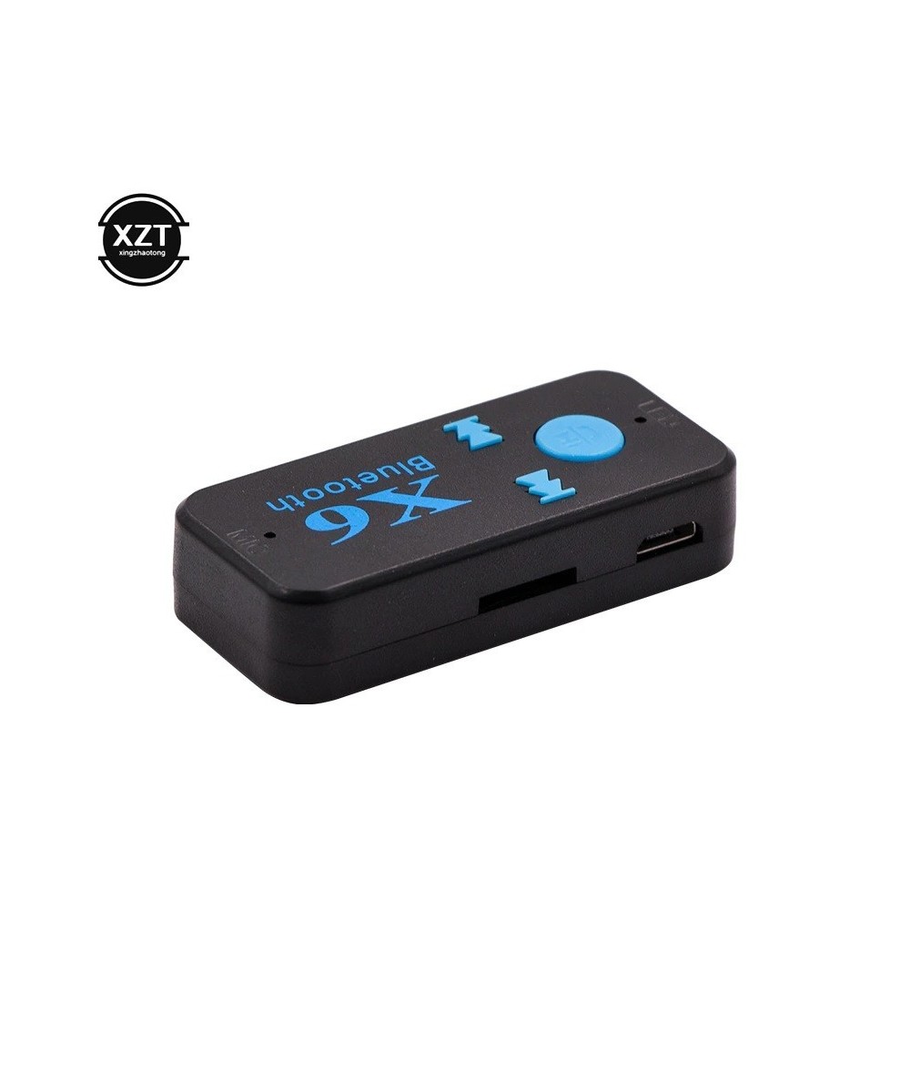 Adaptador Bluetooth Auxiliar 3.5mm X6 con Lector TF