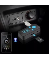 Adaptador Bluetooth Auxiliar 3.5mm X6 con Lector TF