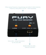 Camara FPV para Drone 5.8GHZ 1200TVL MS-1200 con Transmisor EWRF y Receptor OTG SKYDROID