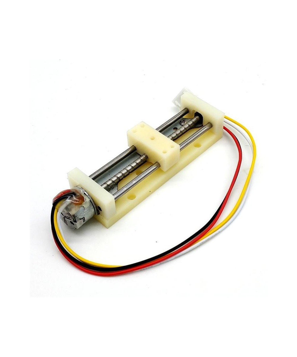 Riel Deslizante con Mini Motor Paso a Paso 2 Fases