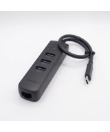 Adaptador HUB de USB-C a USB 3.0 y RJ45 10/100M UGREEN