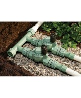 Valvula Electromagnetica Solenoide para Control de Flujo 3/4" PVC 12-24VDC NC