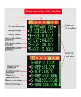 Regulador de voltaje y corriente con pantalla XY-S3580 0.6-36V 5A 80W