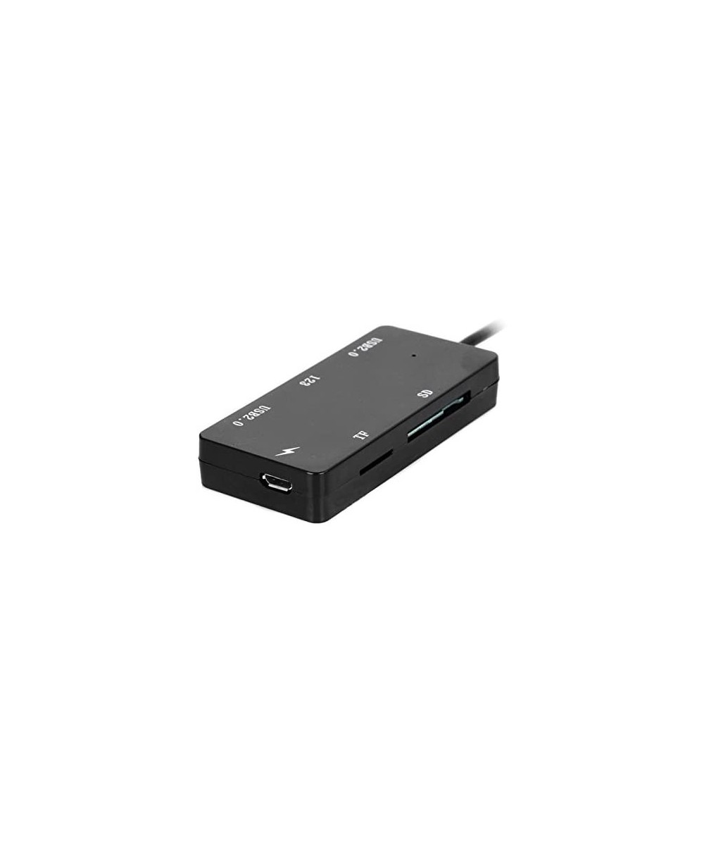 Lector de Tarjetas TF/SD y HUB USB 2.0 OTG Micro USB