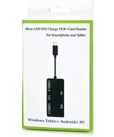 Lector de Tarjetas TF/SD y HUB USB 2.0 OTG Micro USB