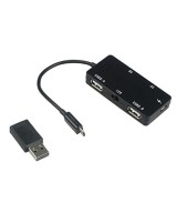 Lector de Tarjetas TF/SD y HUB USB 2.0 OTG Micro USB