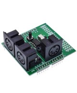 Modulo Shield de Interfaz Digital MIDI Compatible con Arduino