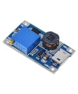 Estabilizador / Regulador Ascendente  de voltaje DC-DC MT3608 Micro USB 2V-24V a 5V-28V 2A