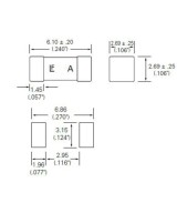 Fusible SMD 1808 125V 1 - 7A