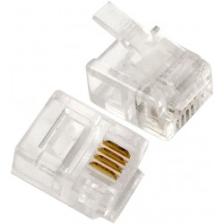 Conector RJ11 CAT3 (10...