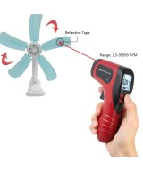 Medidor de velocidad TACÓMETRO (RPM) vía láser