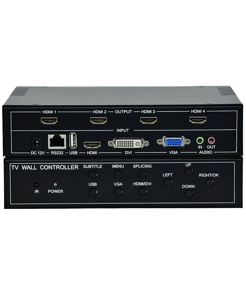 Separador Multipantalla Videowall 1 Entrada x 4 Salidas HDMI/VGA/DVI/RS232/USB