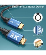 Cable 8K HDMI HD2.1V
