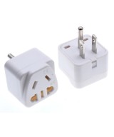 Adaptador de enchufe electrico europeo / asiatico / australiano a americano