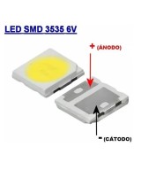 Diodo LED SMD  2835, 3030, 3535 6V Catodo Comun (10 Unidades)