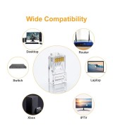 Conector RJ45 CAT 6 Metalico Protegido (2U)