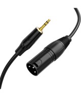 Cable XLR macho a 3.5mm macho 1.5m