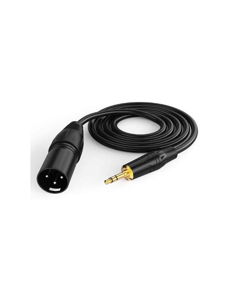 Cable XLR macho a 3.5mm macho 1.5m