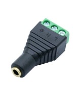 Conector de Audio 3.5mm a Terminal con 3 Tornillos