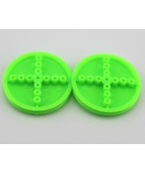 Polea de plastico con agujeros