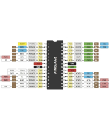 Microcontrolador ATMEGA 328P-PU 28P