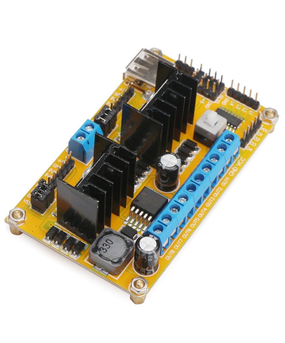 Controlador Puente H Doble L298N de 4 Motores