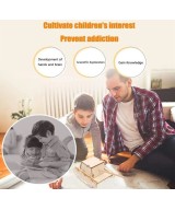 Kit de experimentos de ciencia, bricolaje, con herramienta de pintura de 12 colores (5 KITS)