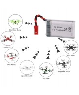 Batería tipo LiPo recargable 3.7V 650mAh