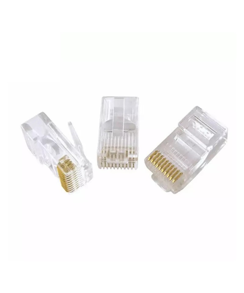 Conector RJ45 10 Pines Cat5e para Cable de Red (10U)