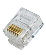 Conector Modular RJ12 6 Contactos 6P6C (10 Unidades)