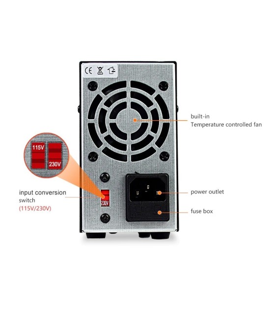 Fuente de Alimentacion Variable 30V 10A ToAuto NPS3010W
