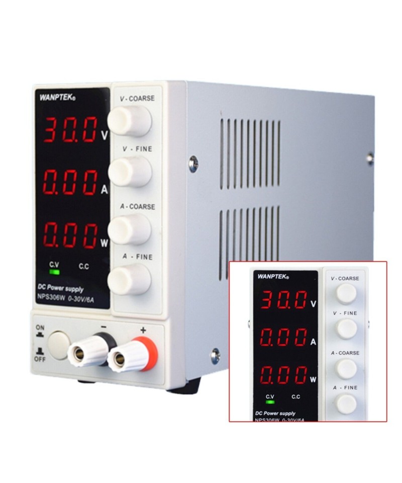 Fuente de Alimentacion Variable 30V 6A WANPTEK NPS306W