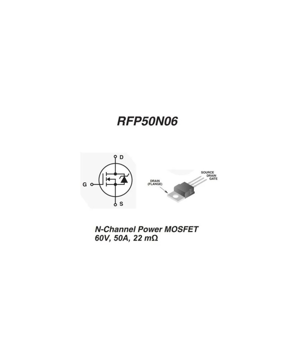 Transistor IRF50N06 TO-220 60V 50A