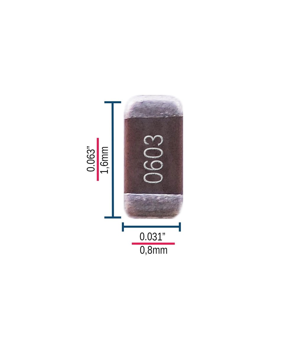 Capacitor Ceramico SMD 0603 25V/50V (2 Unidades)