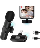 Microfono Lavalier Inalambrico para Celular Tipo USB-C / LIGHTNING