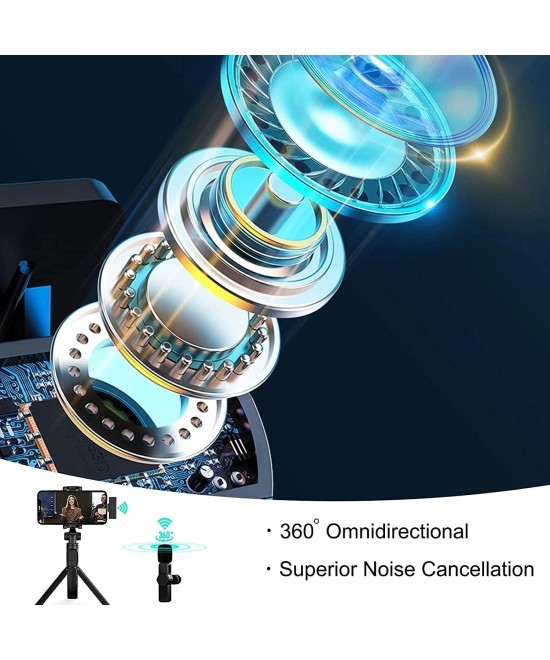 Microfono Lavalier Inalambrico para Celular Tipo USB-C / LIGHTNING