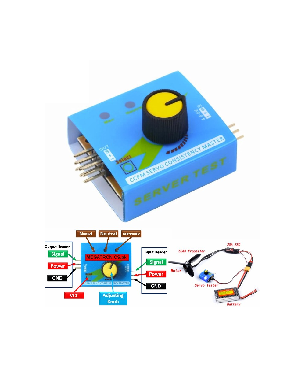 Modulo Probador de Servomotor YXC118