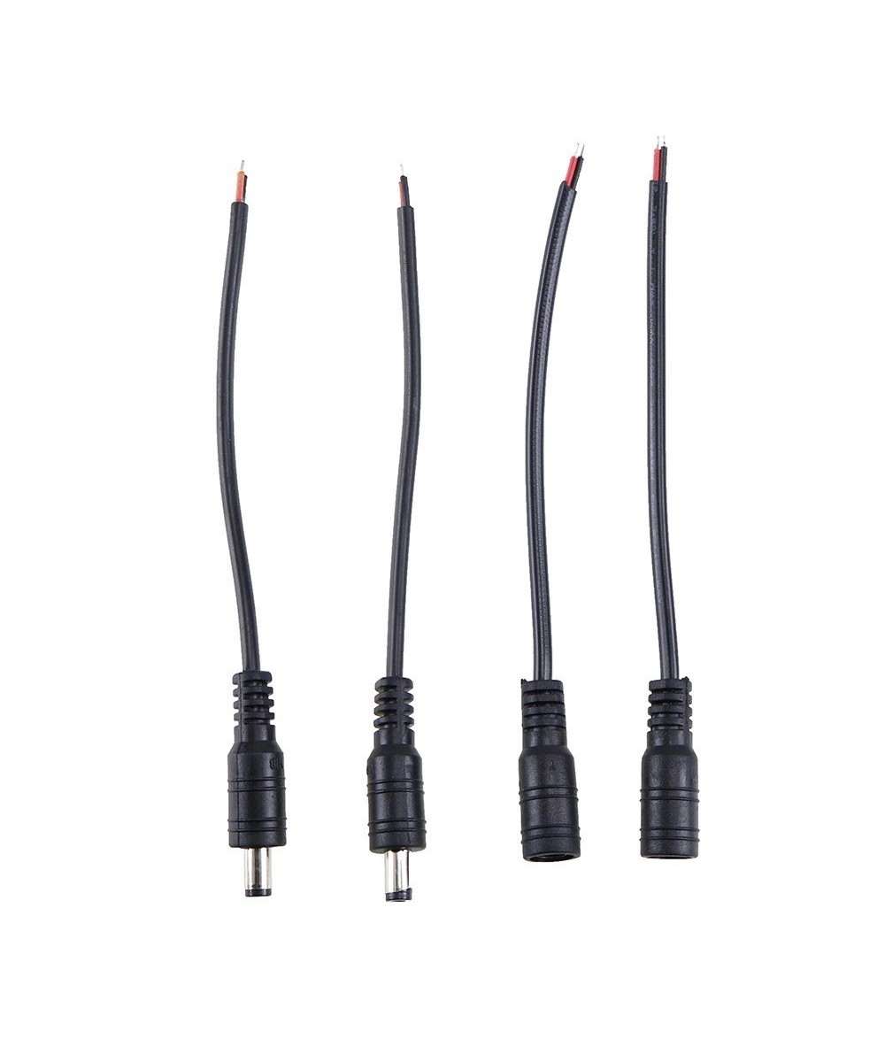Conector Pigtail de conexion DC2.1 5.5x2.5mm Hembra / Macho