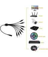 Distribuidor de Energia DC de 1 Entrada Hembra a 8 Salidas Macho