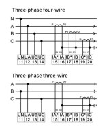 Monitor de Voltaje y Corriente Multifuncion DB194E-9S4 Trifasico