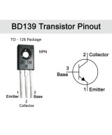 Transistor BD139 80V 1.5A NPN (SOT-32)